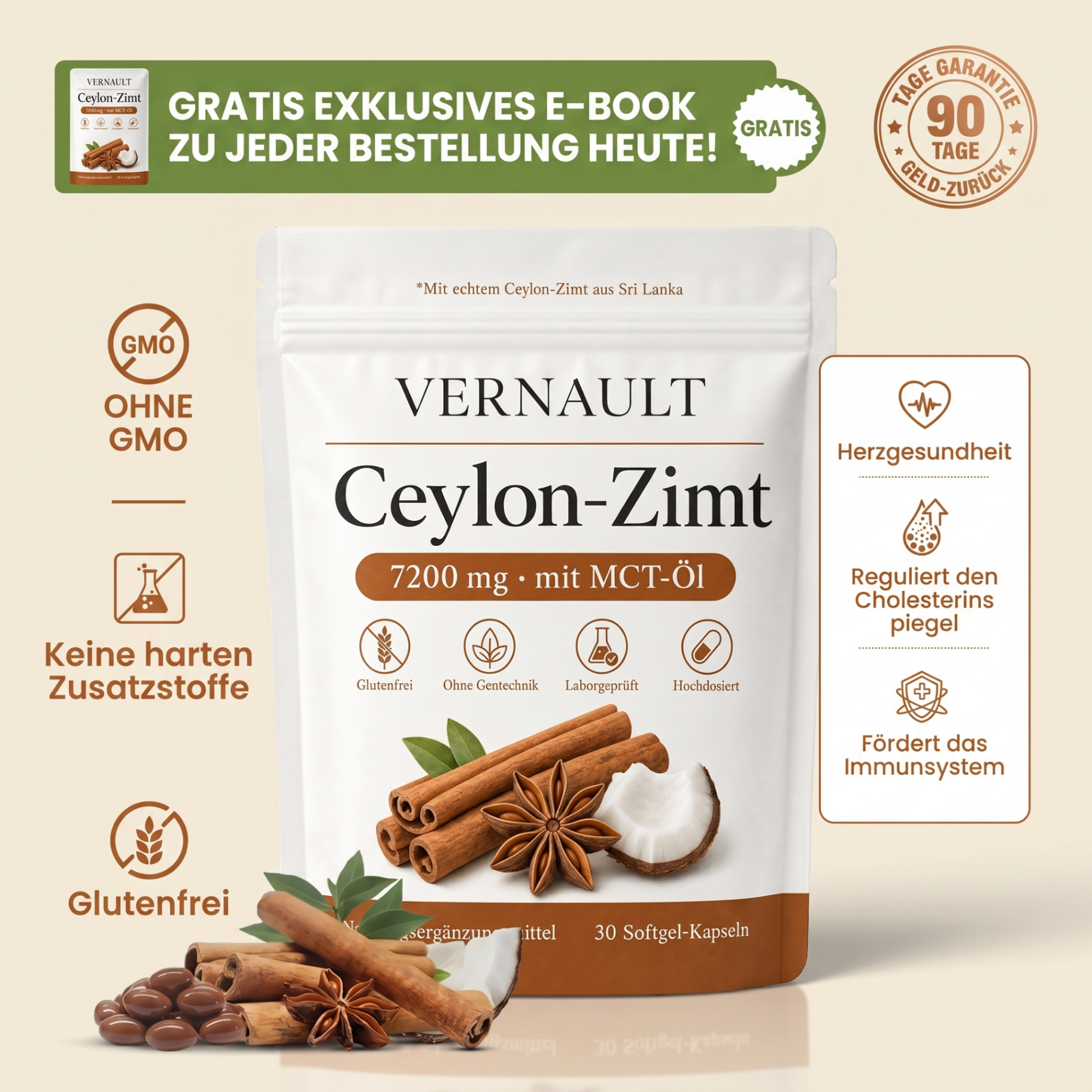 Metabolae Ceylon Zimt Produkt